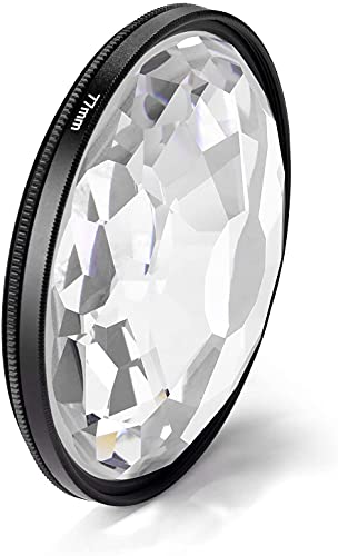 77mm Kaleidoscope Prism Camera Glass Filter Variable Number of Shooting Objects Gourmet Wedding Effect SLR Photography Accessories