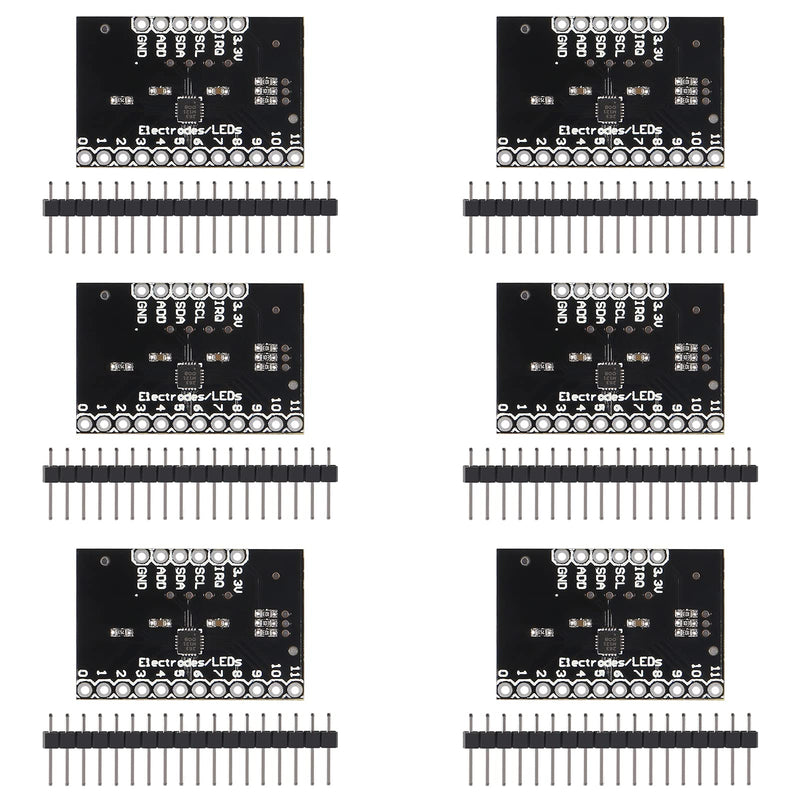 [Australia - AusPower] - 6pcs MPR121-Breakout-V12 Proximity Keyboard Touch Sensor Capacitive Touch Sensor 