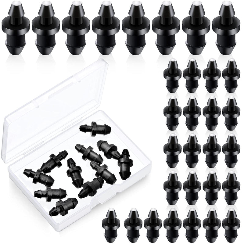 [Australia - AusPower] - Drip Irrigation Plugs Black Irrigation Plugs 1/4 inch Tube End Closure Irrigation Plugs Goof Hole Plugs for Irrigation Dig Home Garden Lawn Pipe Supplies (100 Pieces) 100 