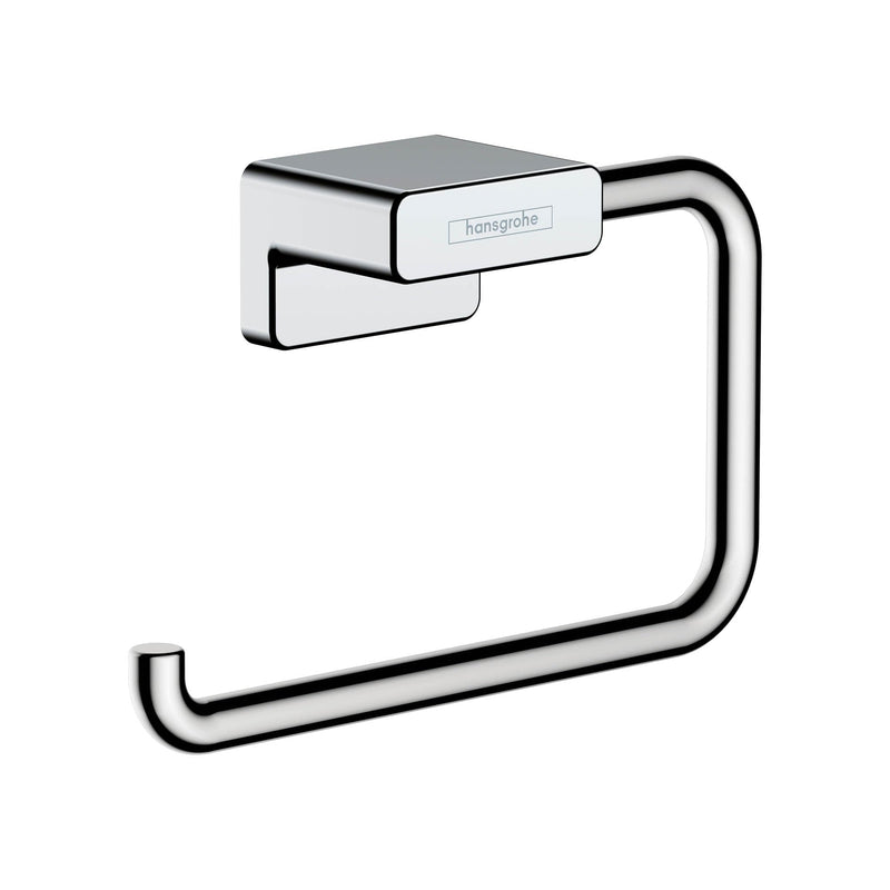 hansgrohe AddStoris Toilet Paper Holder without Cover in Chrome, 41771000