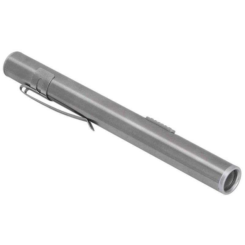 [Australia - AusPower] - Fafeicy LED USB Penlight Mini Diagnostic Medical Pen Light, Stainless Steel Rechargeable Pen Light with Pocket Clip + USB Cable for Mechanic 