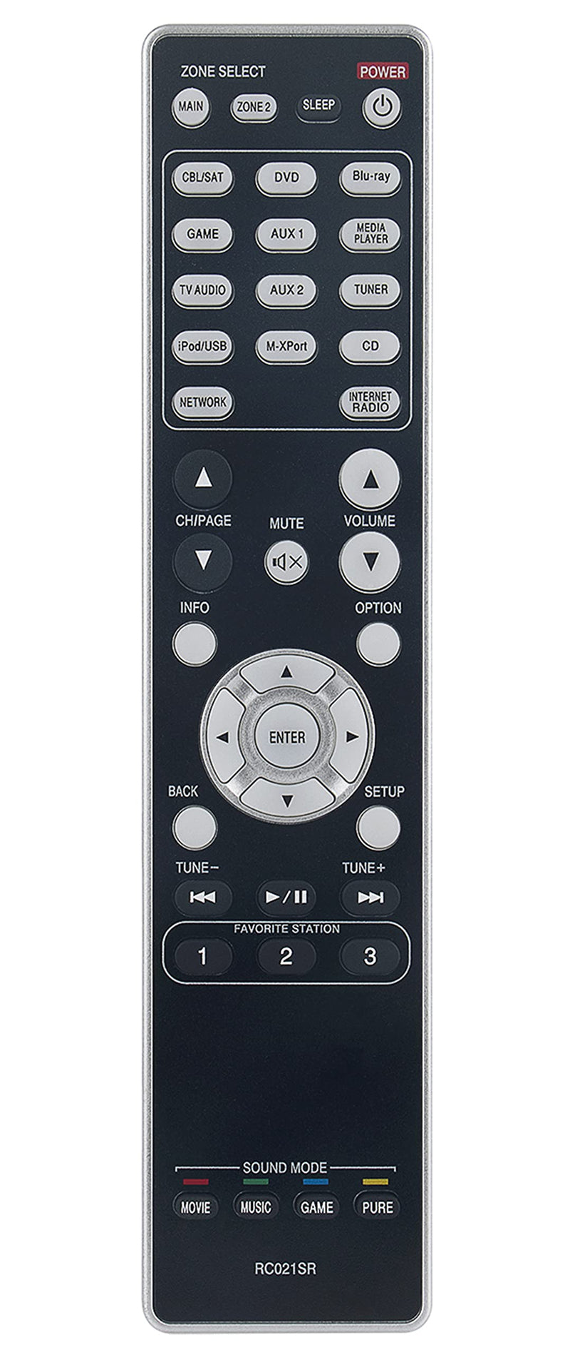 [Australia - AusPower] - RC021SR Replaced Remote fit for MARANTZ Audio Video Receiver NR1604 SR5008 SR6008 