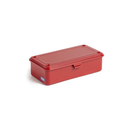 Red Toyo Trunk Shape Toolbox with metal latch and handle