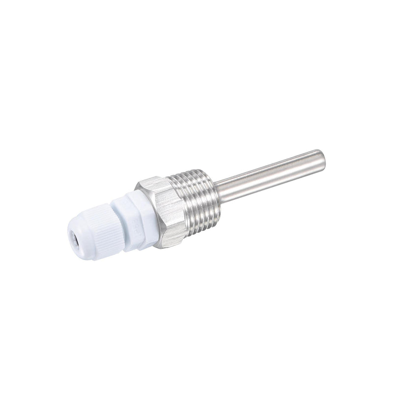 [Australia - AusPower] - uxcell 8mm Dia G1/2 Thermowell Weldless Stainless Steel 201 50mm Length for Beer Fermenter 
