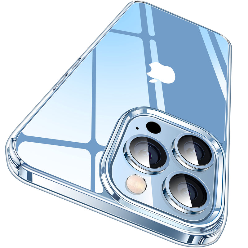 [Australia - AusPower] - CASEKOO for iPhone 13 Pro Case Crystal Clear, [Not Yellowing] [Military Drop Protection] Shockproof Protective iPhone 13 Pro Phone Case 6.1 inch 2021, Clear 