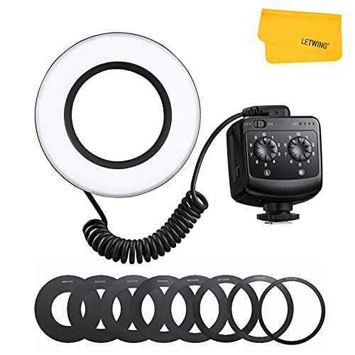 Godox Ring 72 Macro LED Ring Light with 8 Lens Adapter Rings