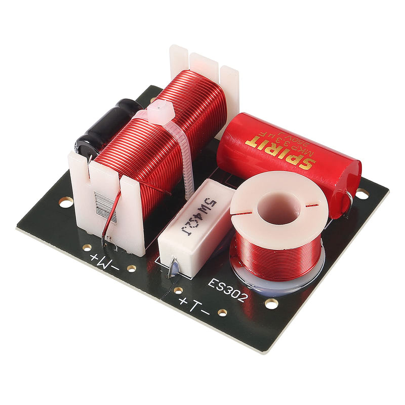 [Australia - AusPower] - ACEIRMC 400W Speaker Frequency Divider 2 Way 2 Unit Hi-Fi Soundshelf Crossover Filters Woofer and Tweeter (1pcs) 1pcs 