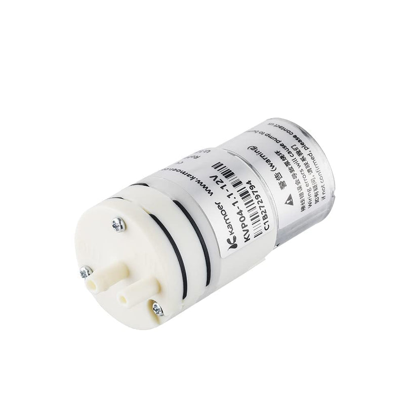 Kamoer KVP04 small vacuum pump 12V micro air pump brushless motor PWM speed control high negative pressure(40Kpa) long life mini diaphragm pump 1.1L/min 320MA