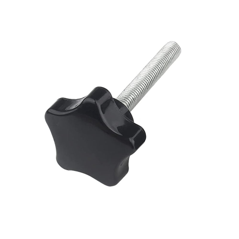 [Australia - AusPower] - 4 Pcs M8 x 70mm Star Clamping Knob Grip Thumb Screw Head Diameter 38mm Knobs Nut Screws Tightening Thread Replacement Machine Handle M8x70mm(4Pcs) Black 