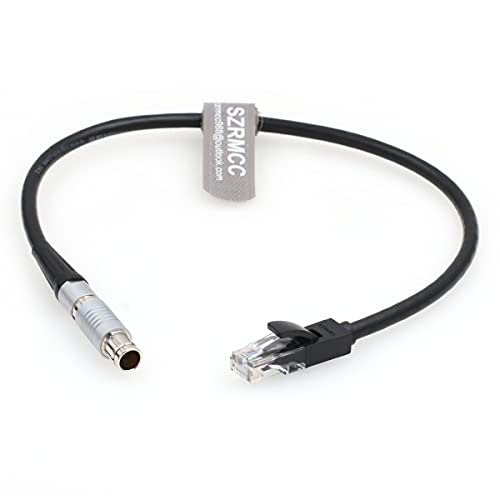 SZRMCC Fischer 8-Pin Male to RJ45 Ethernet Cable for Phantom VEO Series 4k High-Speed Camera (80cm) 80cm
