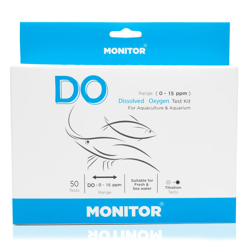 [Australia - AusPower] - Monitor DISSOLVED Oxygen Test KIT (60 Tests) - Monitor Aquarium and aquaculture Water Quality 