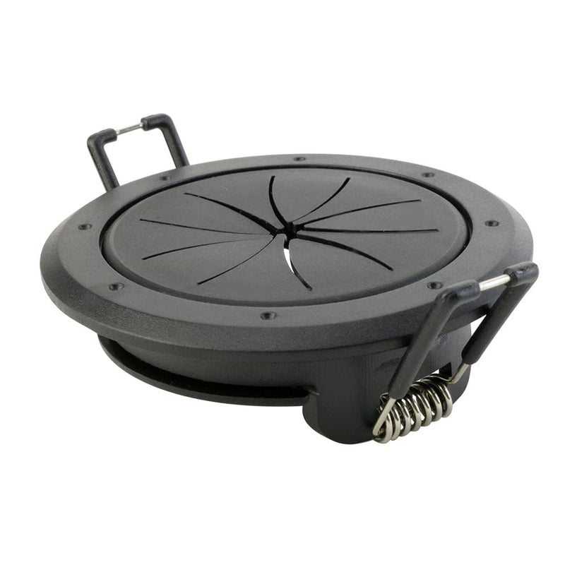 [Australia - AusPower] - Construct Pro Speedy Spring-Lock Cable Pass Through Port | 2 inch Diameter | Black CON6061SPZ 