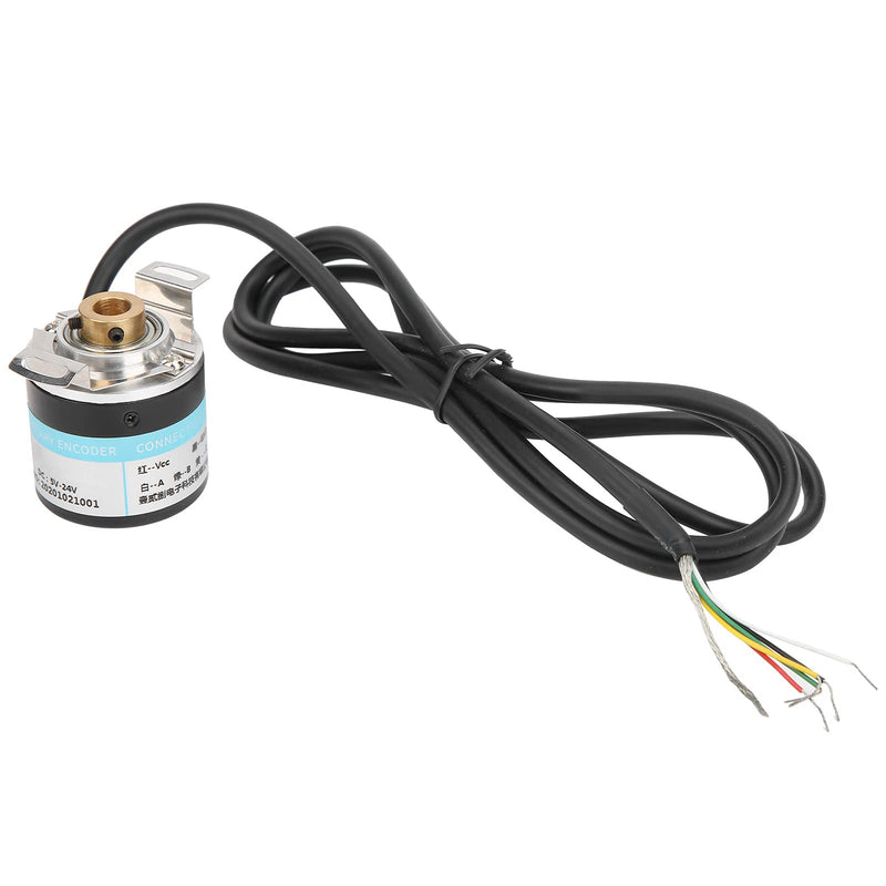 [Australia - AusPower] - Incremental Optical Rotary Encoder, DC5?24V 30mA ABZ Encoder Incremental 3?Phase Half Hollow Shaft 6mm Motor Reducer Equipments, for Office Automation(C38S6G5?360Z?G24N), Encoder C38S6G5?360Z?G24N 