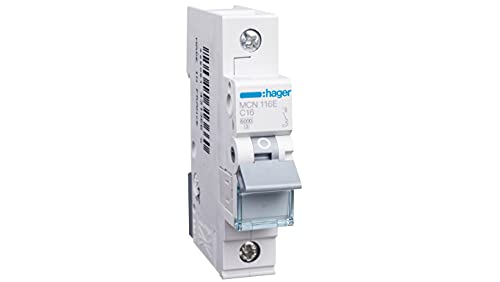 Circuit Breaker 1P C 16A 6kA AC MCN116E Hager Polo 3250614313660
