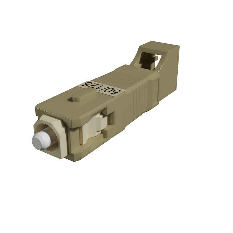 [Australia - AusPower] - Multimode SC Male to LC Female Fiber Adapter 50/125 Type Optical Type Coupler, Hybrid MM, Simplex, High Durability 1000 Times+ Plug-and-Play 