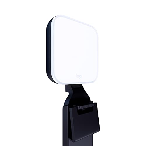 Logitech for Creators Litra Glow Premium LED Streaming Light - Graphite 3.6" x 3.6" x 1.1"