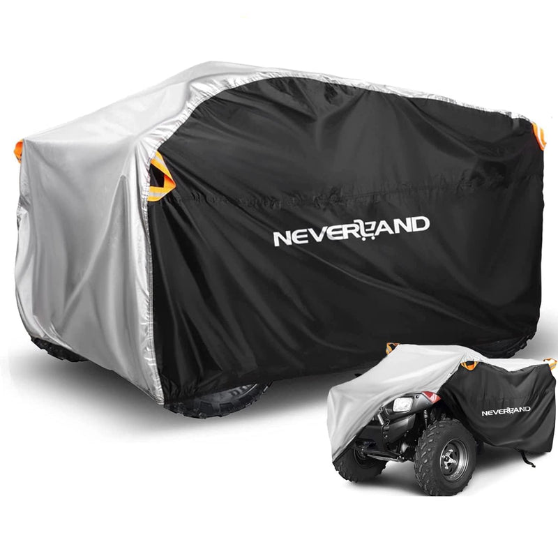 Neverland ATV Cover Waterproof Heavy Duty XL Universal Quad Cover Outdoor Storage Cover 4 Wheeler Rain Cover All Weather for Polaris Sportsman Yamaha Honda Kawasaki Quad Bike XL: Up to 82 Inch