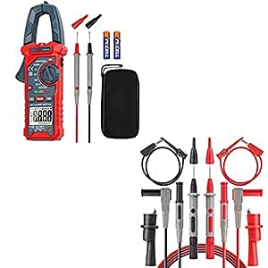 [Australia - AusPower] - AstroAI Digital Clamp Meter+AstroAI Multimeter Test Lead 