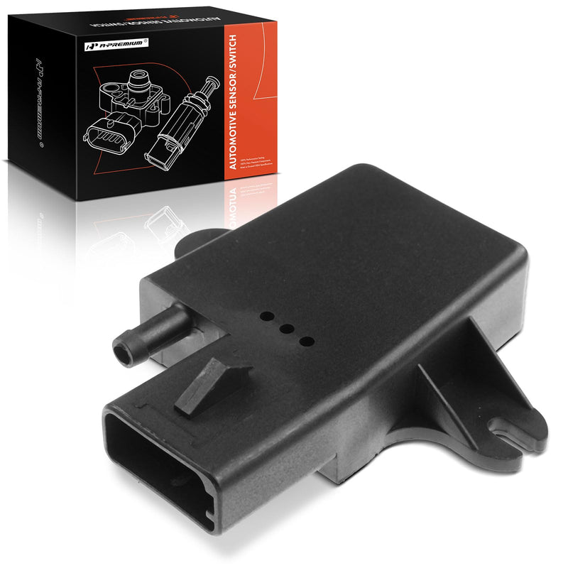 A-Premium Manifold Pressure Sensor Compatible with Ford Bronco E-150 E-250 E-350 Econoline F-150 F-250 Mustang Ranger Taurus Lincoln Mark Town Car Mercury