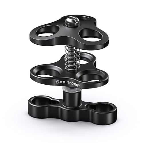 Sea frogs Triple Ball Clamp for Diving Underwater Photography System