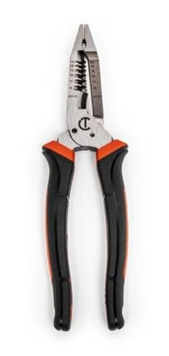 Crescent 8-inch heavy-duty wire stripper with ergonomic handles and precision stripping jaws