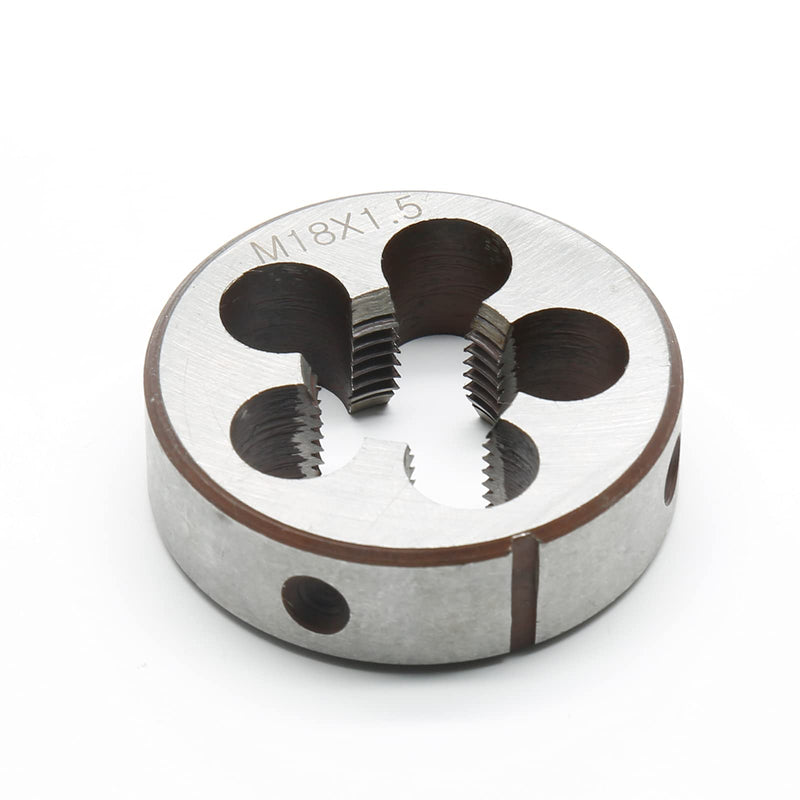 [Australia - AusPower] - M18 x 1.5 Metric Right Hand Thread Die for Threading, 18mm Thread & 1.5mm Pitch, Alloy Steel M18 x 1.5 