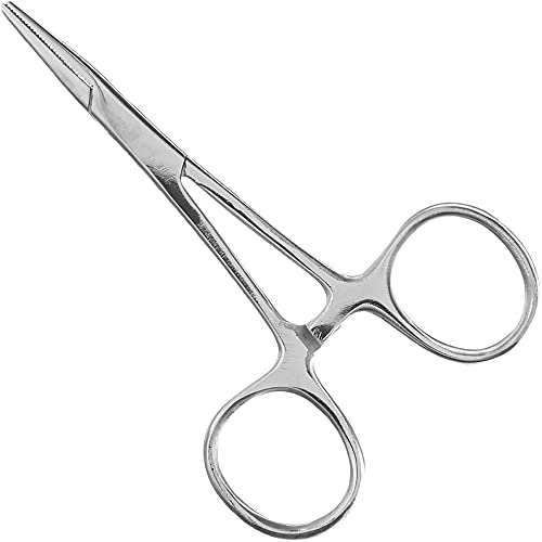 [Australia - AusPower] - Mosquito Hemostat Locking Forceps 3.5 Inches, Straight Stainless Steel - Multipurpose Ideal Hemostats for Nurses, Fishing Forceps, Crafts and Hobby 3.5" 