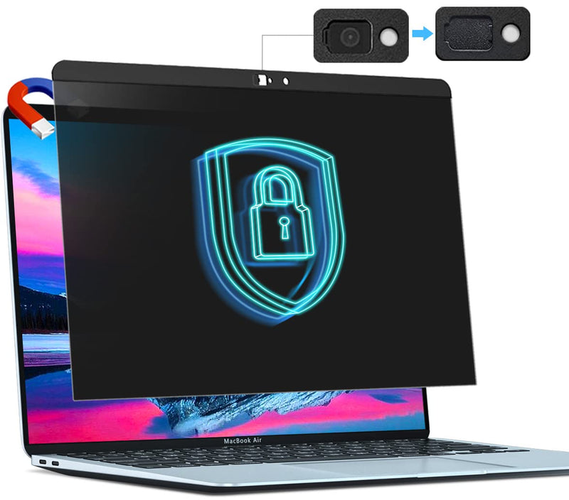 [Australia - AusPower] - Privacy Screen MacBook Air 13 Inch(2018-2021,M1) |Mac Pro 13 In(2016-2022,M1,M2), Magnetic Removable Anti Glare Anti Blue Light Filter Macbook Air/Pro Privacy Screen for 13.3In with Camera Cover MacBook Pro 13 In(2016-2022,M1,M2) 