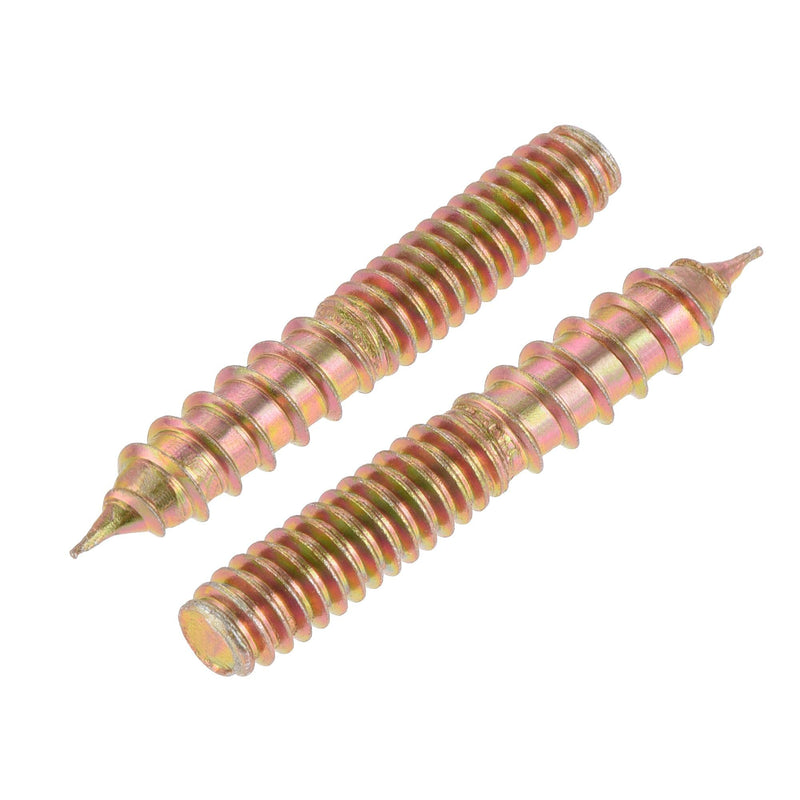 [Australia - AusPower] - uxcell 1/4-20 x 1-1/2" Hanger Bolts Double Head Dowel Screw for Wood Furniture 10pcs 1/4-20 x 1-1/2" 