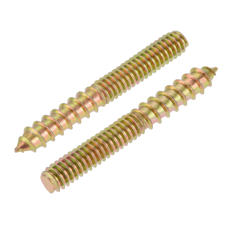[Australia - AusPower] - uxcell 1/4-20x2" Hanger Bolts Double Head Dowel Screw for Wood Furniture 20pcs 1/4-20x2" 20 