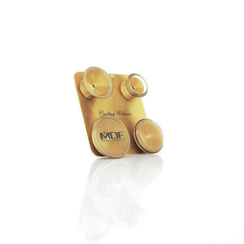 [Australia - AusPower] - MDF Instruments Pediatric and Neonatal Attachments with Clip - for MDF Instruments ProCardial Titanium Stethoscope - Gold 