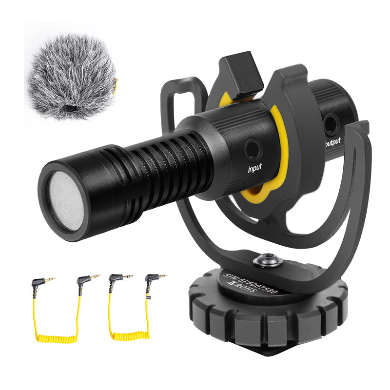 [Australia - AusPower] - Deity V-Mic D4 Mini Video Microphone 20mph Wind Rating,Runs of 1-5V from Cameras,Phones,and Audio Recorders 
