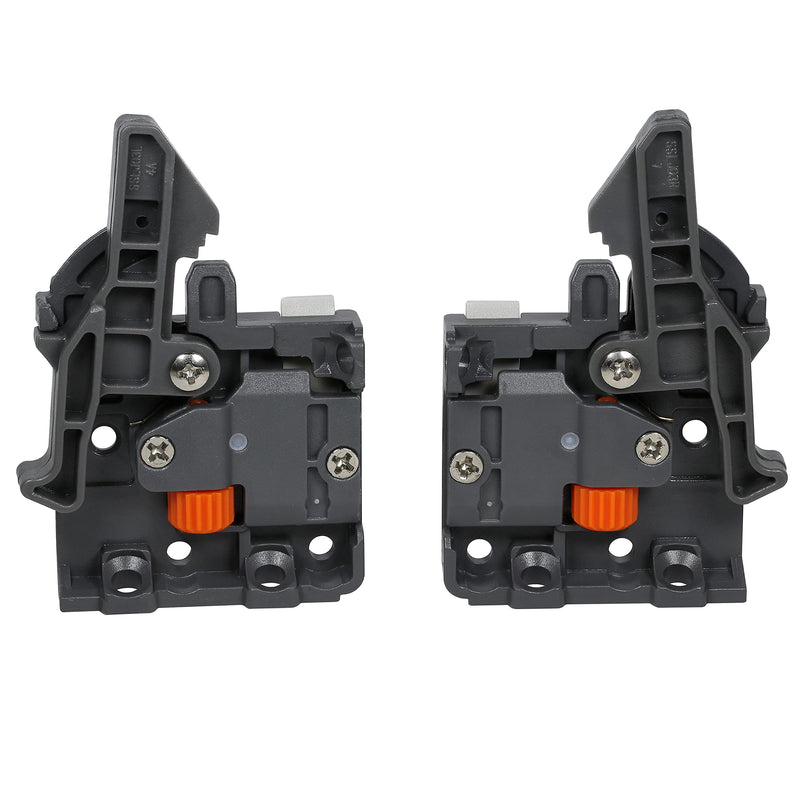 [Australia - AusPower] - Pair of DTC Undermount Drawer Slide Plastic Front Locking Device, Grey with Screws Included 1 Left & Right Locking Device Set 