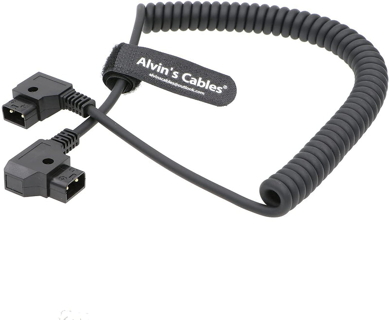 [Australia - AusPower] - Alvin’s Cables D-Tap Male to Dtap Male Coiled Extension Cable for DSLR Rig Battery 
