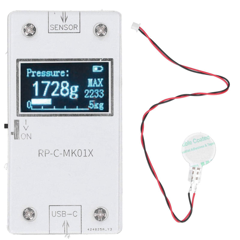 [Australia - AusPower] - Hilitand Pressure Sensor Display Module, Rp-C Mk01-1 3.3V-4.2V Electronic Components, Used for The Measurement Of Flexible Sensors 