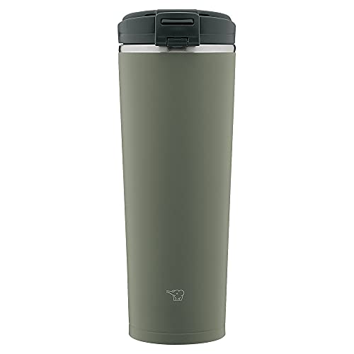 Zojirushi SX-KA40HM Stainless Carry Tumbler, 14 Ounce, Forest Gray 13.5 Ounces