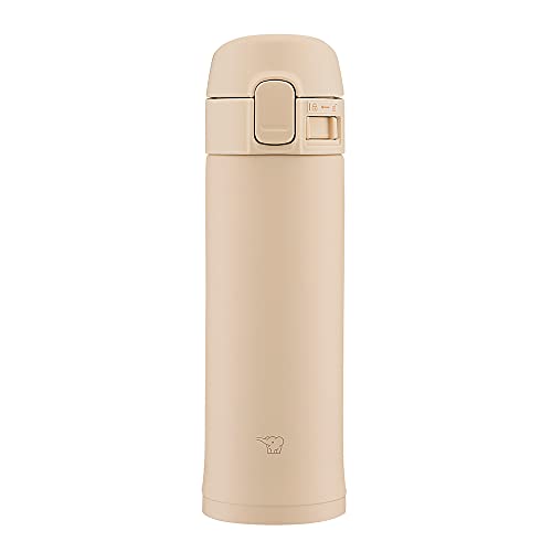 Zojirushi SM-PD30-CM Zojirushi Water Bottle, One-Touch Stainless Steel Mug, 0.3 L., Beige biege 10.1 Ounces