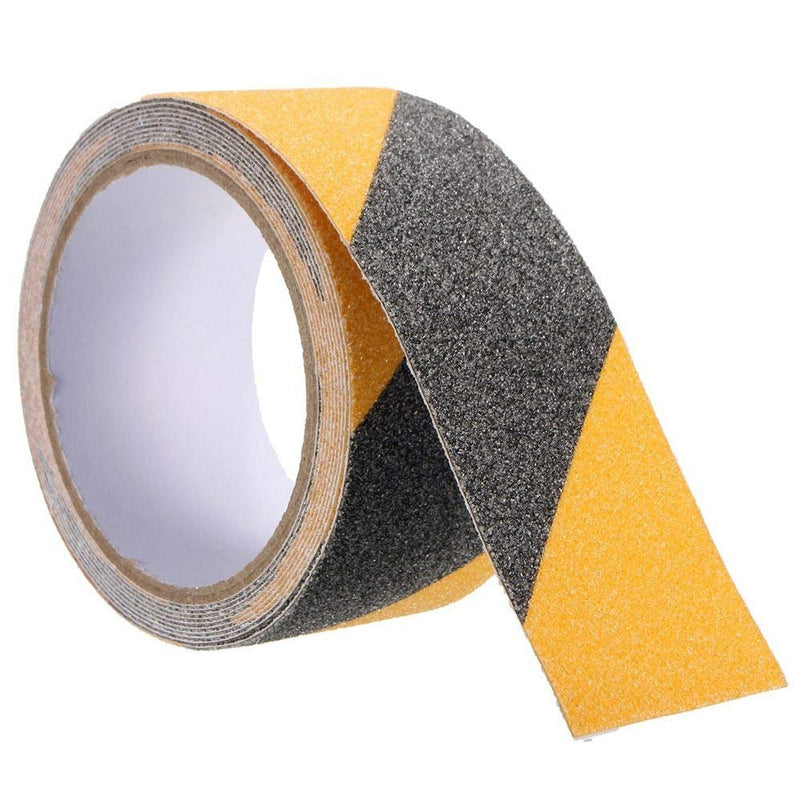 Anti Slip Tape Heavy Duty Non Skid Treads Safety Tape for Stairs Outdoor/Indoor(5m×50mm, Yellow&Black) 5m×50mm