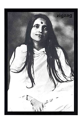 zig zag Anandamayi Ma Photo Frame For Wall/Table (9.5 x 13.5 inches, Acrylic Glass)