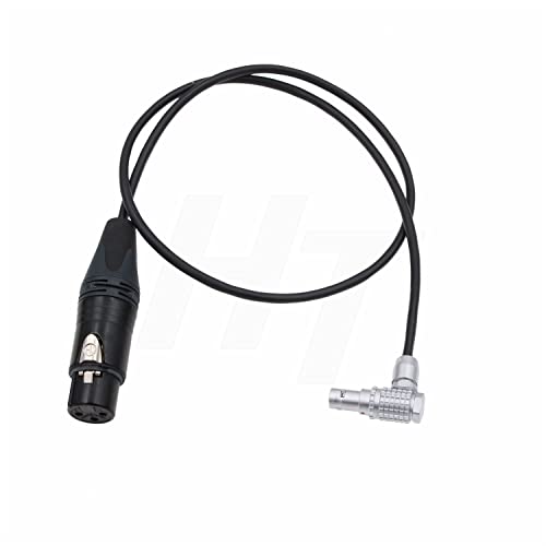 Audio Cable for ARRI Alexa 35 and Mini LF Camera Microphone Recorder XLR 3 Pin to Right Angle 6 Pin 60cm R-XLR