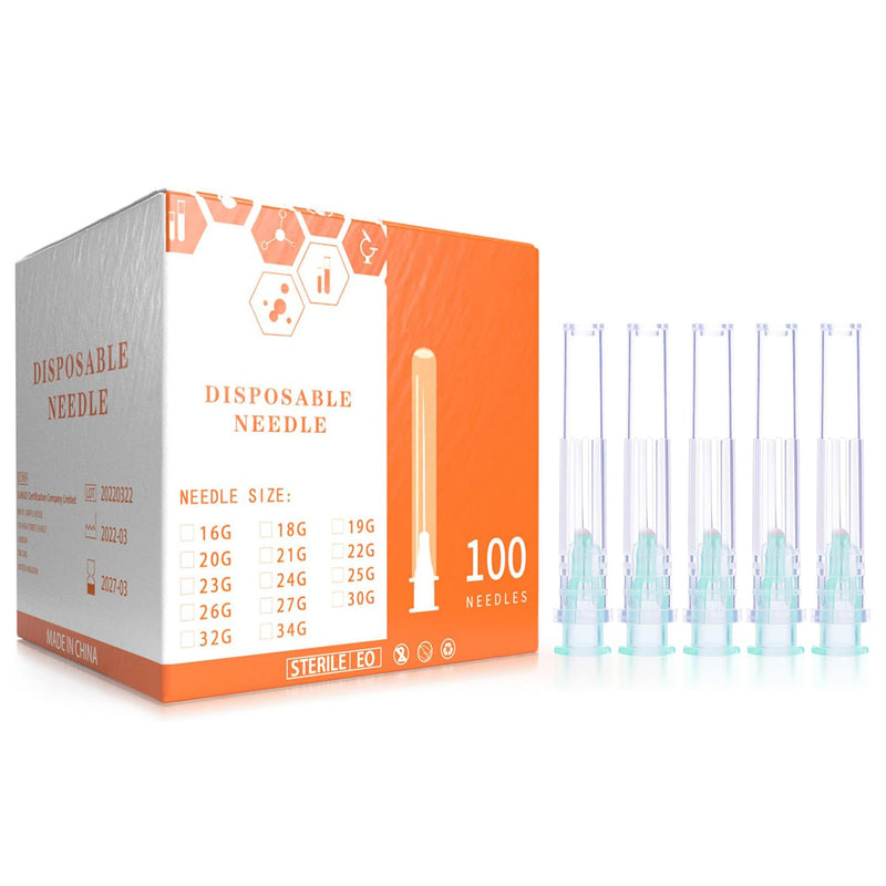 [Australia - AusPower] - 32 Gauge 1/2 Inch Needle, Industrial Syringe Dispensing Accessories, Individually Packaged 32Ga 1/2 inch/13mm 