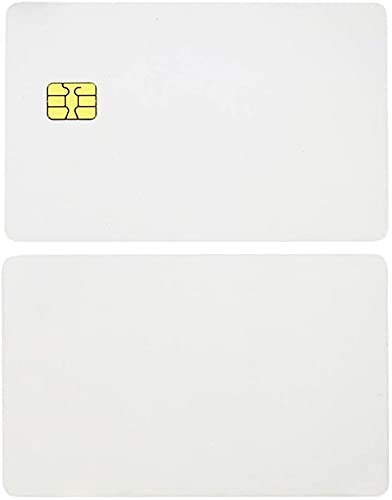 [Australia - AusPower] - 10 Pack SLE 4442 Chip Cards, Blank Smart Intelligent Card Contact IC Card, ISO 7816 Contact Smart Card, Contact Chip PVC Card for Hotel Key Card/Access Control System 10 pcs 
