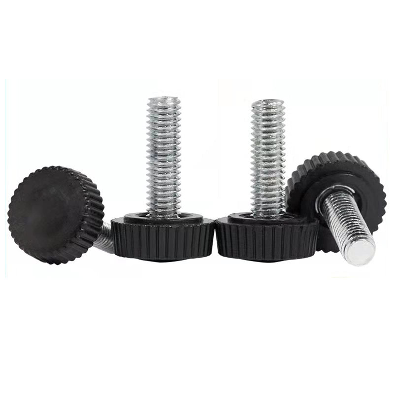 [Australia - AusPower] - M5x35mm Male Thread Thumb Screw Knobs,Grip Thumb Screw,Threaded Knurled Knobs Grip,Round Head Clamping Knobs (20 Pcs Black? M5x35mm(20 Pcs) 