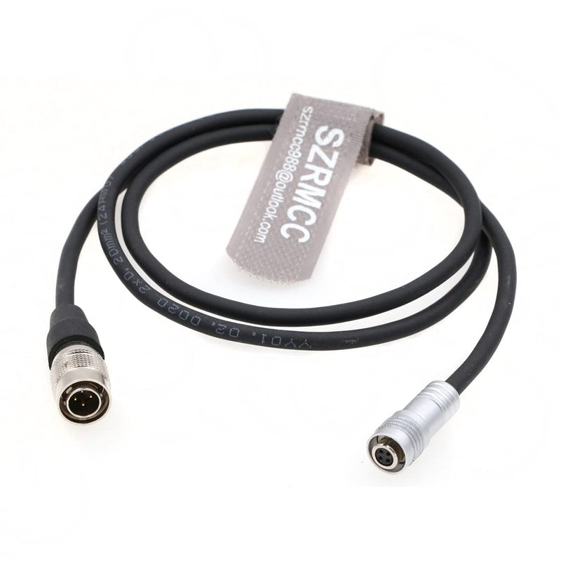 [Australia - AusPower] - SZRMCC Portkeys BM5 BM7 HH7 HS7T Monitor Power Cable 4 Pin Aviation Plug to Hirose 4 Pin for Sony F5 F55 ARRI Amira Camera 