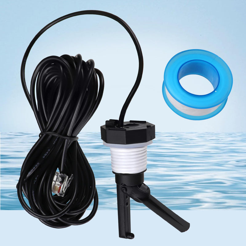 Glx-Flo-Rp Flow Switch for Hayward Goldline Aquarite Salt Systems, Pool Flow Sensor Suitable Hayward Salt Cell & Chlorine Generator, Flow Switch for Aqua Rite Swimming Pool Salt Cell with 15 Ft Cable 1 Black