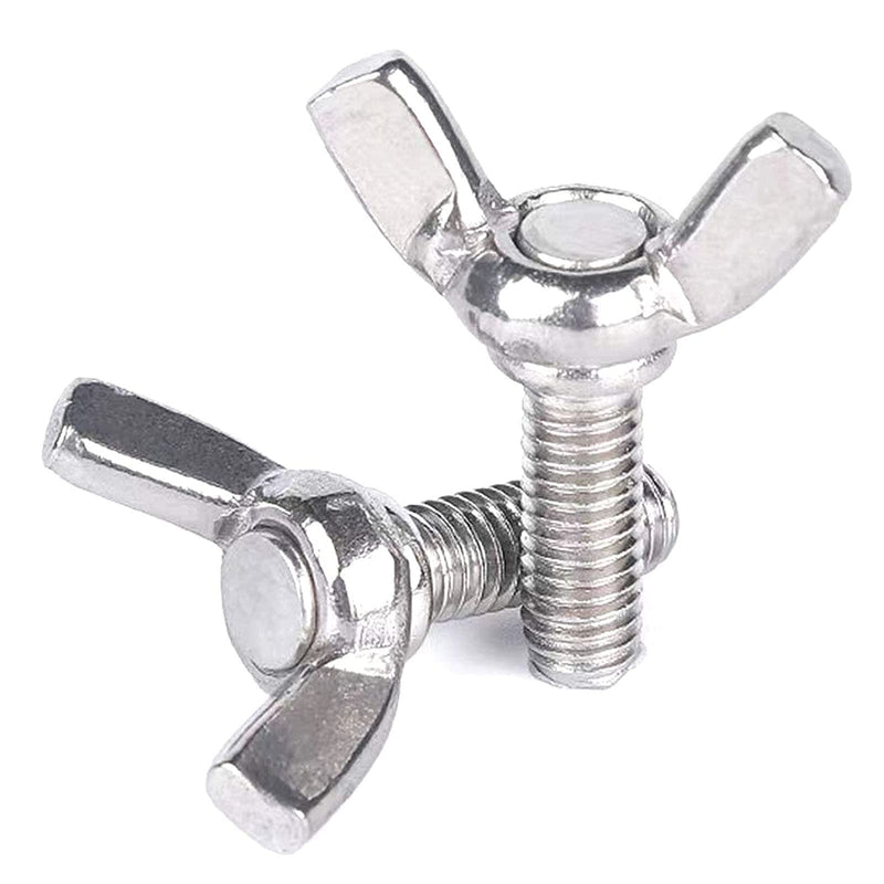 [Australia - AusPower] - 20 Pcs M6 Carbon Steel Zinc Plating Wing Butterfly Screws Bolts,Wing Bolt,Machine Fastener,Thumb Hand Screws for Electronic Equipment (Galvanized M6-1.0 x 12mm) M6-1.0 x 12mm?20Pcs? 