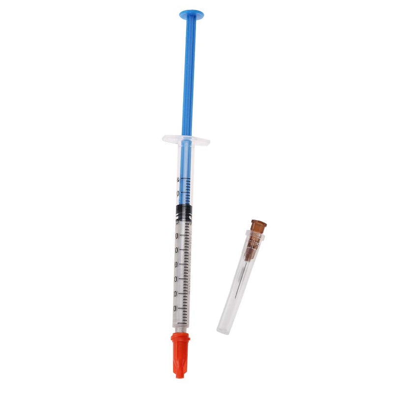 [Australia - AusPower] - Conductive Adhesive, Silver Conductive Grease Silver Powder Medium Electromagnetic Shielding Conductive Silver Paste Silver Paste Syringe for PCB Board Repair(0.7ml) 