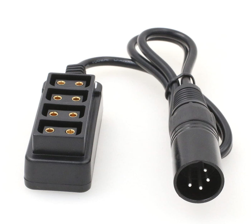 [Australia - AusPower] - ZBLZGP 4Pin XLR to 4 Port Splitter Female Hub Cable for Anton Bauer Battery/RED ARRI Camera 