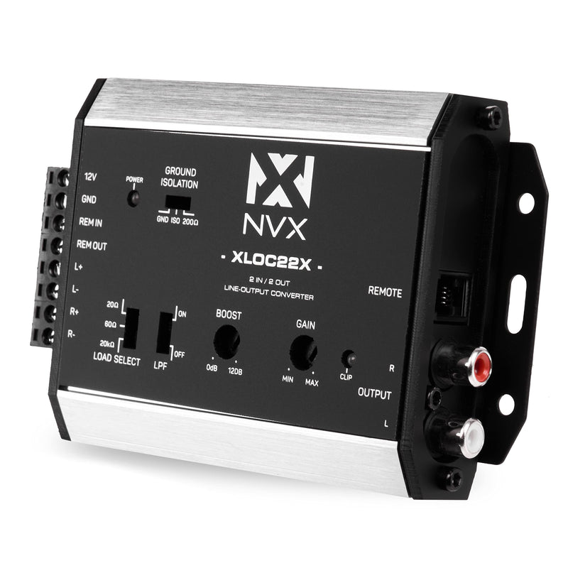 [Australia - AusPower] - NVX XLOC22X 2 inputs / 2 outputs High Voltage Active Line Output Converter with Impedance Matching 2 Input | 2 Output 