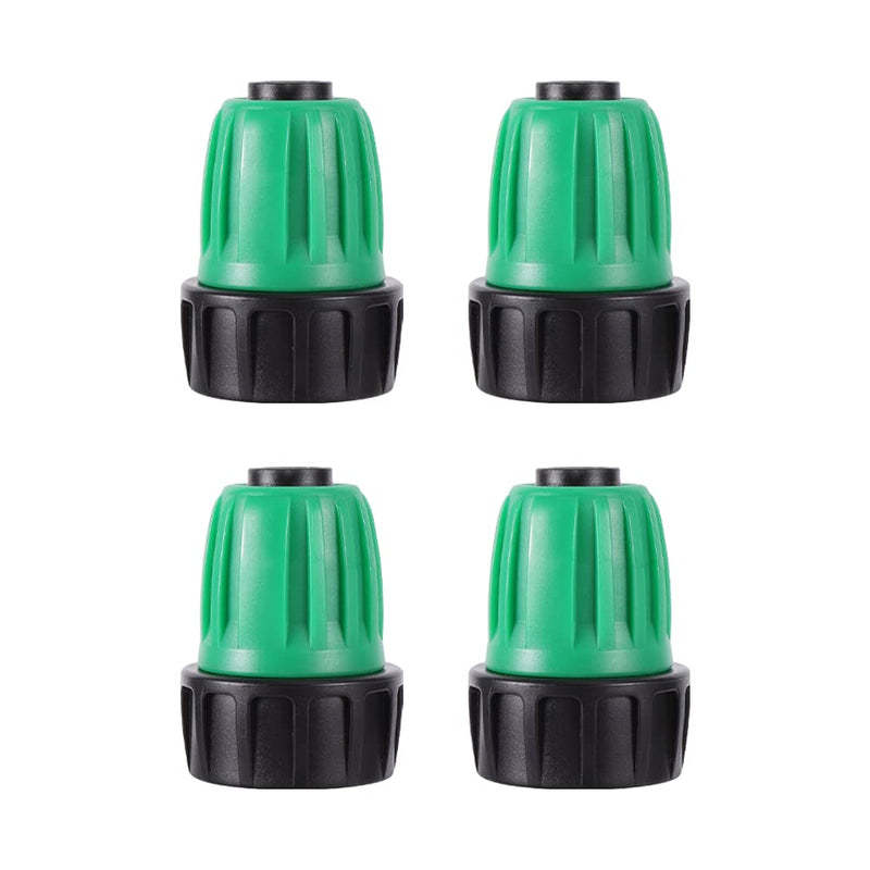 [Australia - AusPower] - US Standard Faucet Adapter, 3/4 "Faucet to1/2" Drip Irrigation Tube,Convert 3/4" Female Hose Thread To 12mm ID 16mm OD Tubing (4Pcs 3/4"Faucet to1/2" Faucet Adapter) 